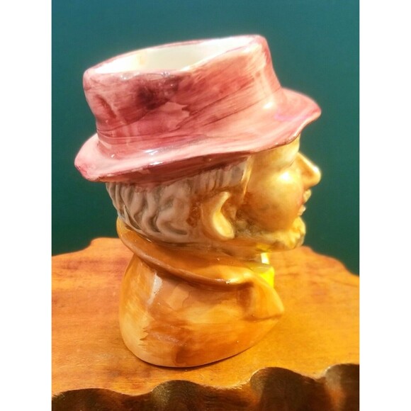 Vintage Magrou Artmark Old Man Toby Mugs 3.75" w/ Original Disney Parks Stickers - Picture 9 of 15